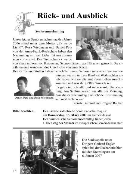 Ausgabe 02/07 Mai 2007bis September 2007 - Diözese Rottenburg ...