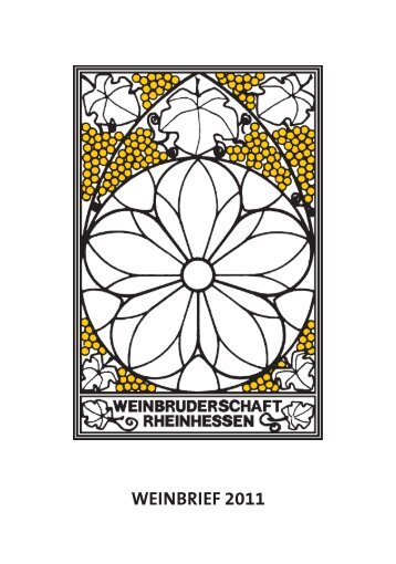 WEINBRIEF 2011 - Weinbruderschaft Rheinhessen