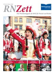 Das Wochenmagazin der RNZ für Freizeit und Kultur - Hirschhorner ...