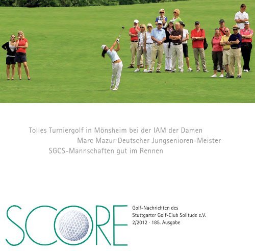 Sommer 2012 - Stuttgarter Golf-Club Solitude eV