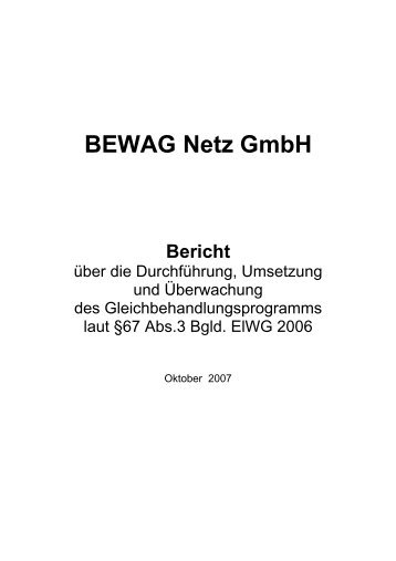 BEWAG Netz GmbH Bericht