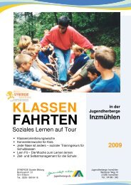 klassenfahrten mit synergie soziale bildung im ... - DJH Nordmark