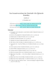 Die TEXnische Komödie - DANTE eV