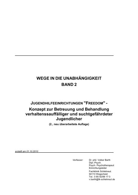 Wege In Die Unabhangigkeit Band 2