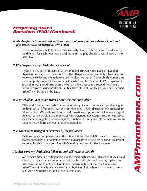 Concussion Grading Scale - AMP | Athletic Medicine and ...