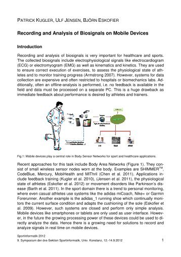 Recording and Analysis of Biosignals on Mobile Devices