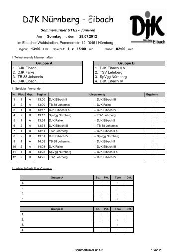 Sommerturnier U11-2 - 2012 - DJK Nürnberg-Eibach eV