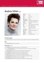 Andrea Sihler Vita