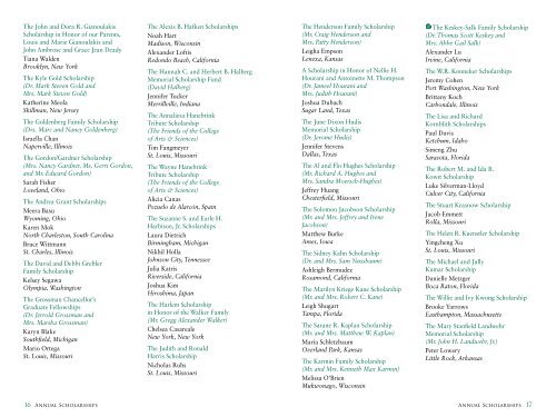 2012-13 - Alumni and Development for Arts & Sciences