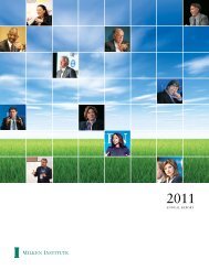 Download Annual Report - Milken Institute