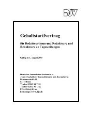 Gehaltstarifvertrag - Deutscher Journalisten-Verband ...