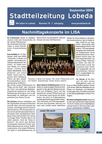 "Innensichten" im LISA - KOMME eV - Jena