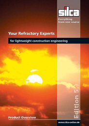 Your Refractory Experts Your Refractory Experts - Silca