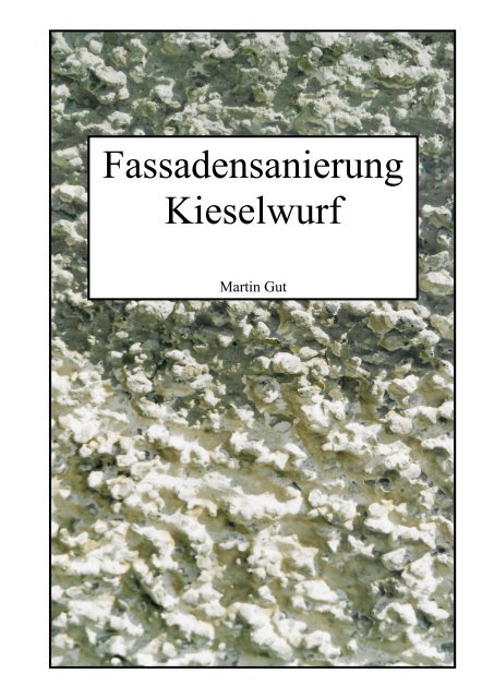 Fassadensanierung Kieselwurf