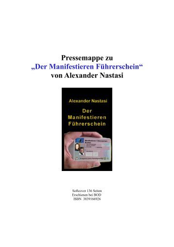 Pressemappe zu „Der Manifestieren Führerschein“ - Autor 48 ...