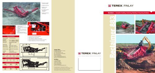 TEREX-FINLAY 883 RECLAIMER 2 - Raco Rappresentanze