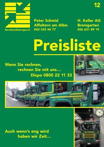 Preisliste 2012 (PDF) - Bau-Dienstleistungen