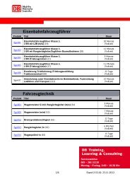 Bau- und Sicherheitstechnik - DB Training