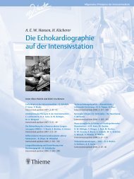 Die Echokardiographie auf der Intensivstation - Kliniken im ...