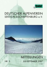 deutscher alpenverein - Alpenverein-Aschaffenburg