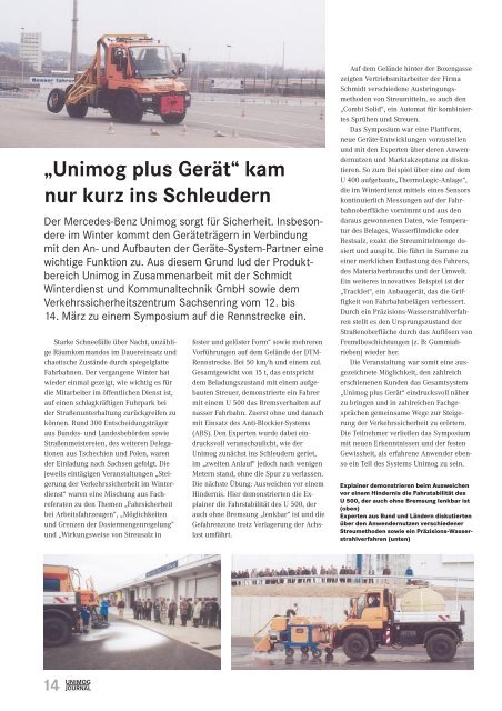 unimog journal - Mercedes-Benz Deutschland