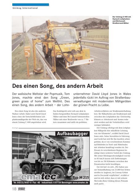 unimog journal - Mercedes-Benz Deutschland