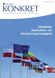 und Dienstleistungsfreizügigkeit - Fachgemeinschaft Bau