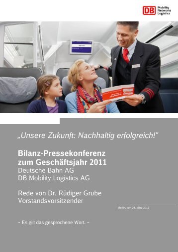 Unsere Zukunft: Nachhaltig erfolgreich! - Deutsche Bahn AG