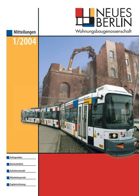 1/2004 - Wohnungsbaugenossenschaft Neues Berlin