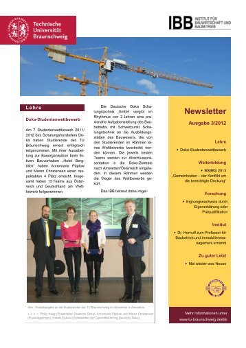 Newsletter - Technische Universität Braunschweig