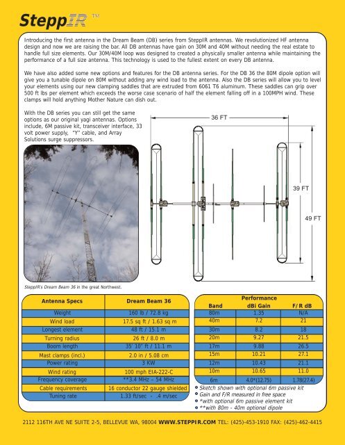 DB 36 brochure.qxd - SteppIR