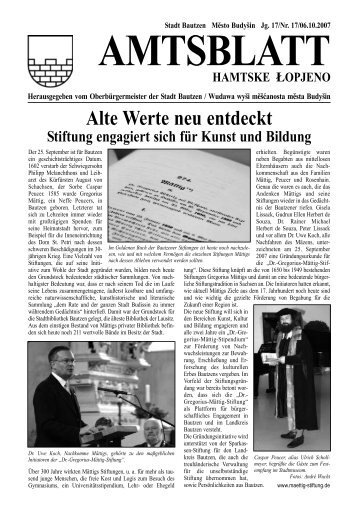 Amtsblatt Nr. 17 / 2007 - PDF - Genfamily.org