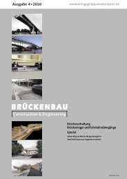 br ü ckenerhaltung - zeitschrift-brueckenbau Construction und ...