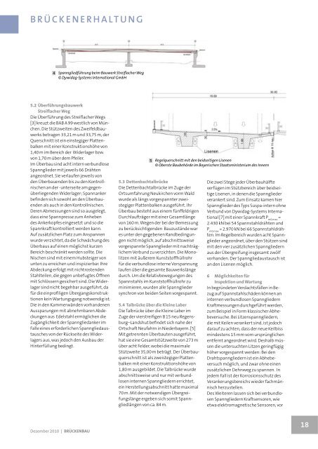 br ü ckenerhaltung - zeitschrift-brueckenbau Construction und ...