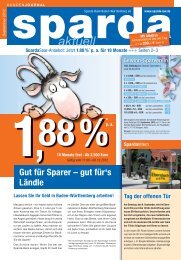 Ausgabe September 2012 - Sparda-Bank Baden-Württemberg