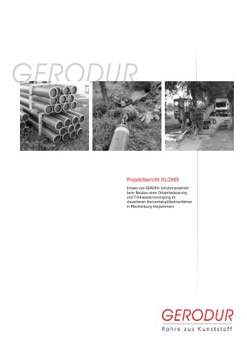 Projektbericht 01/2005 - Gerodur