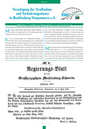 Vereinigung der Straßenbau- und Verkehrsingenieure Mecklenburg ...