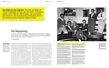 die begegnung bauwelt