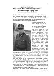 Otto Freyer - KZ-Gedenkstätte Kaltenkirchen in Springhirsch