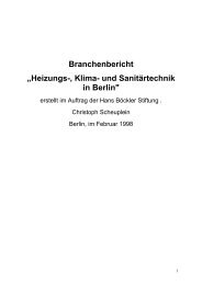 Branchenbericht „Heizungs-, Klima- und Sanitärtechnik in Berlin