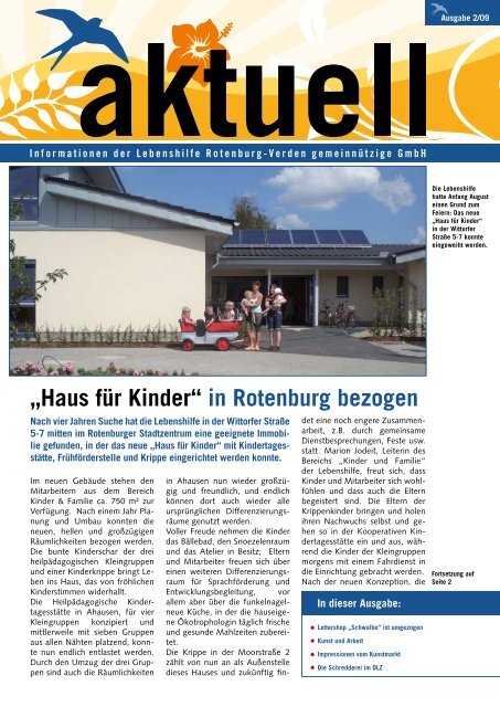 Haus für Kinder - Lebenshilfe Rotenburg-Verden gemeinnützige GmbH