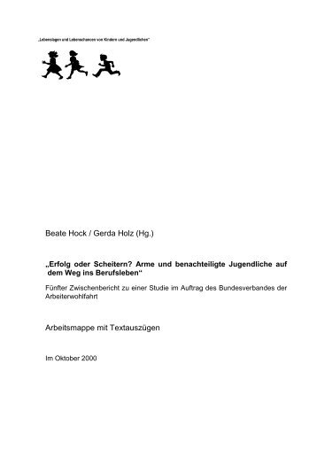 Beate Hock / Gerda Holz (Hg.) Arbeitsmappe mit Textauszügen