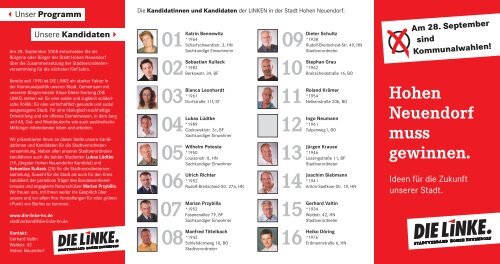 Hohen Neuendorf muss gewinnen. - DIE LINKE. Kreisverband ...