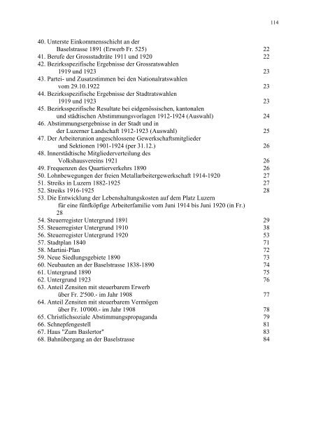 DER LUZERNER UNTERGRUND 1850-1920 - Terminus Textkorrektur