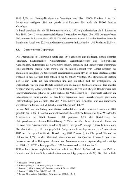 DER LUZERNER UNTERGRUND 1850-1920 - Terminus Textkorrektur