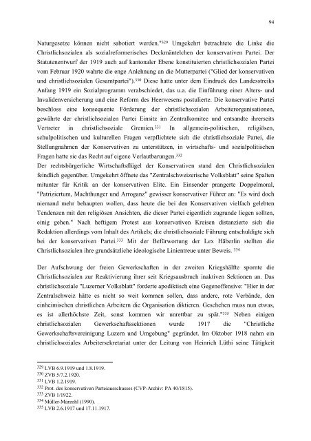 DER LUZERNER UNTERGRUND 1850-1920 - Terminus Textkorrektur