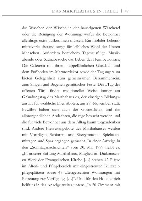 Geschichte des Marthahauses Halle (pdf) - Stiftung Marthahaus