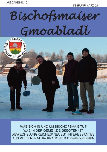 Bischofsmaiser Gmoabladl