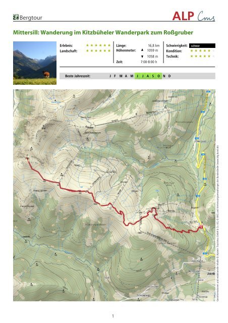 Wanderung im Kitzbüheler Wanderpark zum Roßgruber