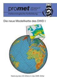 Die neue Modellkette des DWD I - Deutsche Meteorologische ...